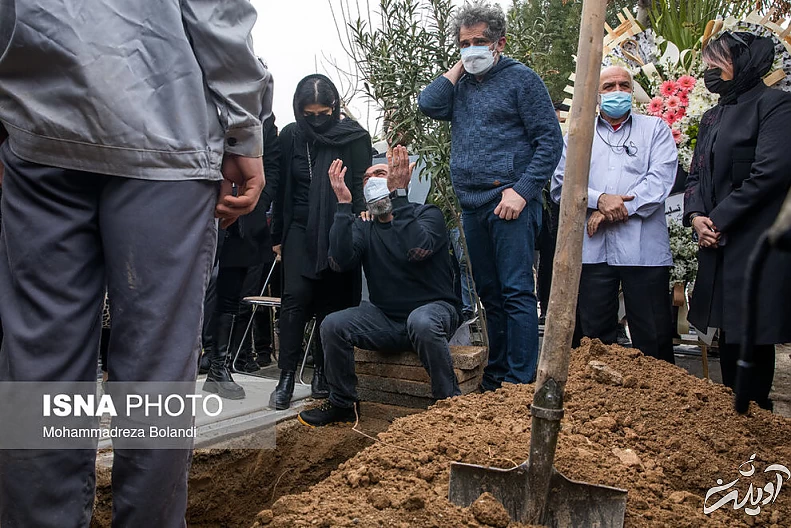 (تصاویر) خاکسپاری زهره فکور صبور